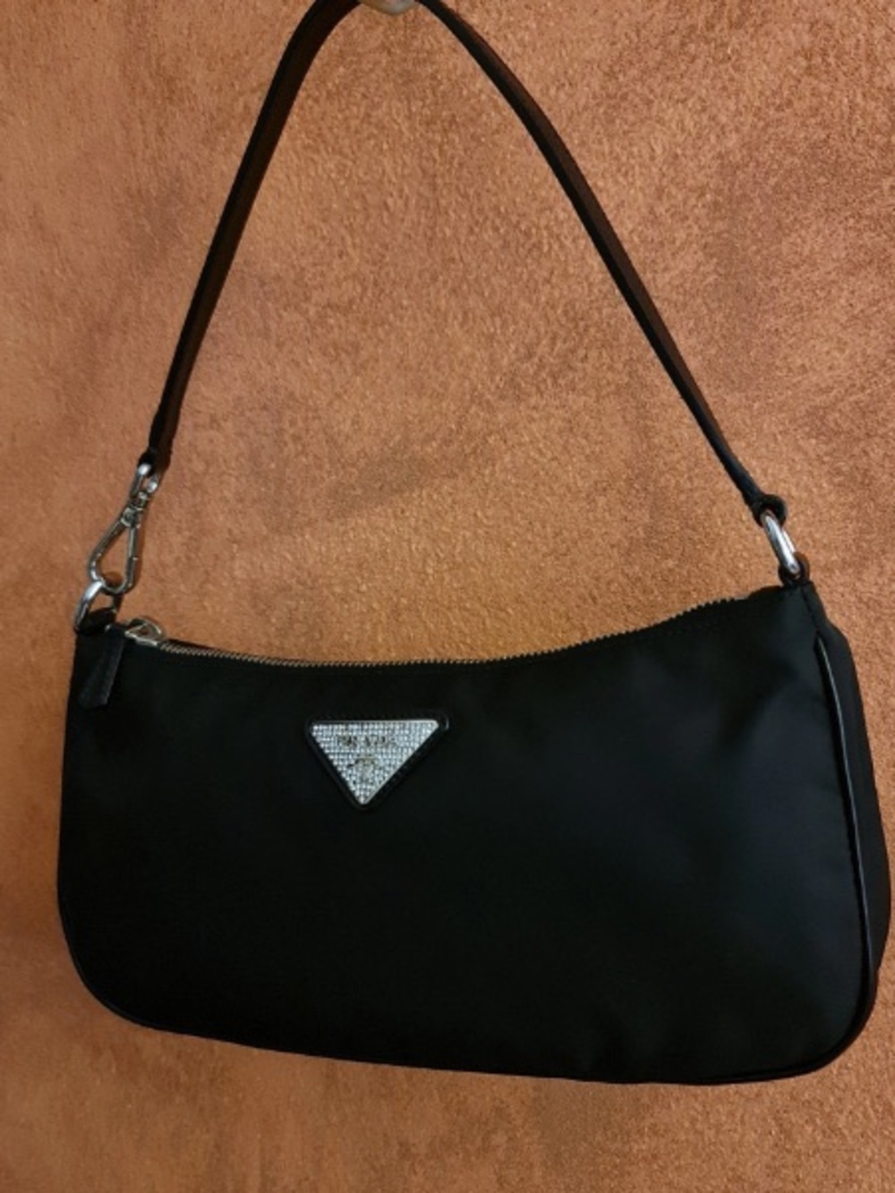 Prada⭐️Re-edition 2002!⭐️
Crystalized/Rhinestone logo mini bag!⭐️OFFERS Always! - Picture 4 of 15